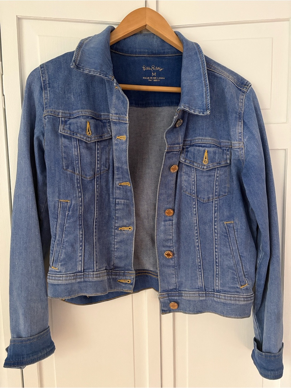 Lilly Pulitzer Light Blue Denim Seaspray - Picture 2 of 4